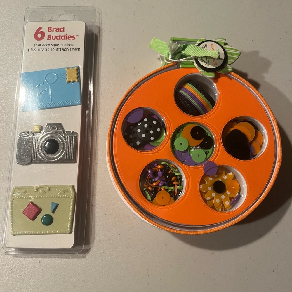 Brad Buddies Craft Set with Orange Organizer